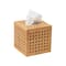 Mind Reader Lattice Bamboo Tissue Box Cover &#x26; Toilet Paper Holder Set